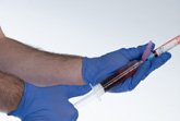 Drawing blood from two tubes into the syringe